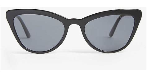 Prada PR 01VS Catwalk 56 Grey & Black Sunglasses .